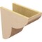 Ekena Millwork 8"W x 16"D x 16"H Classic Crestline Rough Cedar Woodgrain TimberThane Corbel, Primed Tan CORUR08X16X16CRERCPR - alternate 2